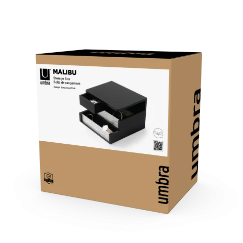 Шкатулка для украшений Umbra Malibu, черная