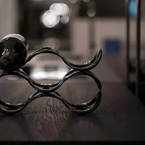 Подставка для бутылок cuvee, черная