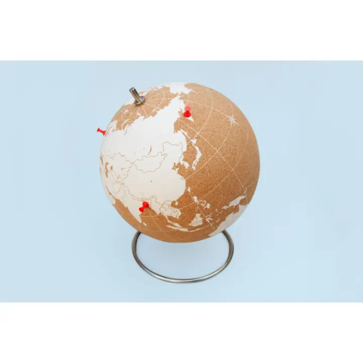 Глобус cork globe, белый, d25 см