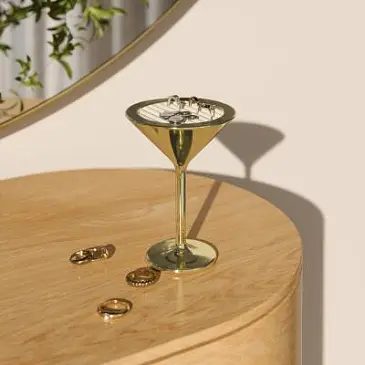 Подставка для колец Umbra Tini Martini, латунь