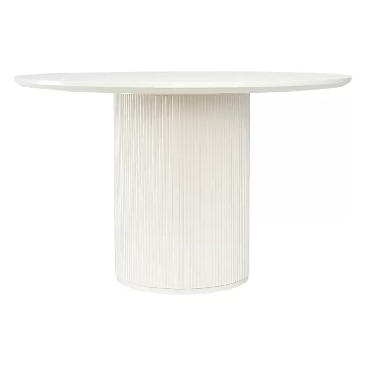 Стол обеденный loun, D120 см, белый