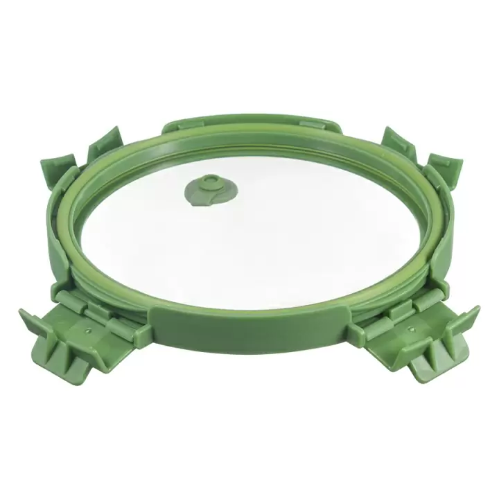 Контейнер для запекания и хранения круглый с крышкой Smart Solutions, 650 мл, зеленый