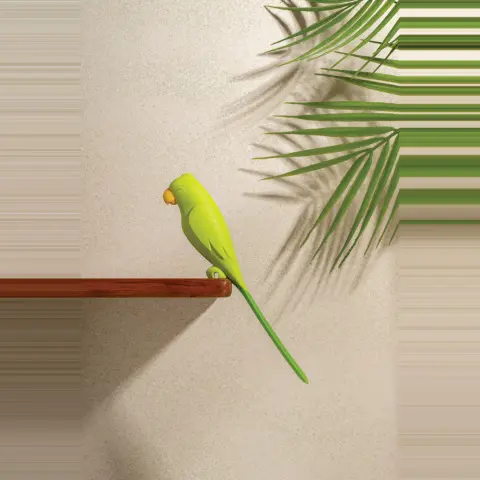 Силиконовая лопатка-скребок Ototo Parry Parrot