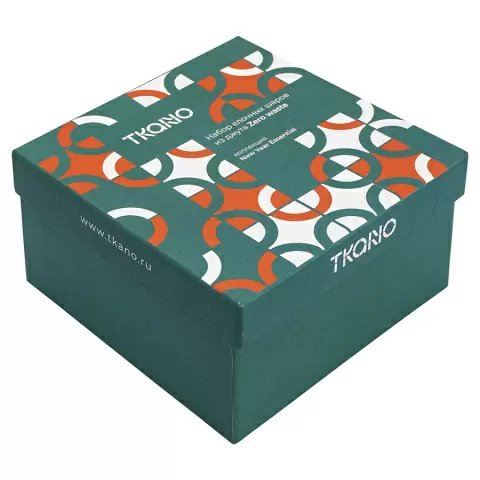 Набор елочных шаров zero waste из джута из коллекции new year essential