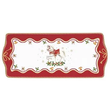 Блюдо прямоугольное christmas tale, 35х15 см