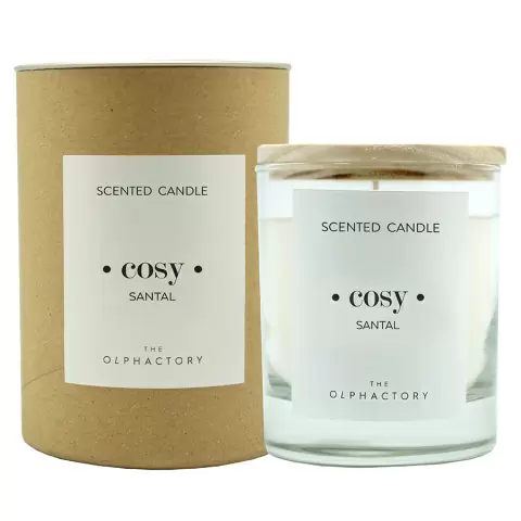 Свеча ароматическая Ambientair The Olphactory Cosy, Сандал 40 ч
