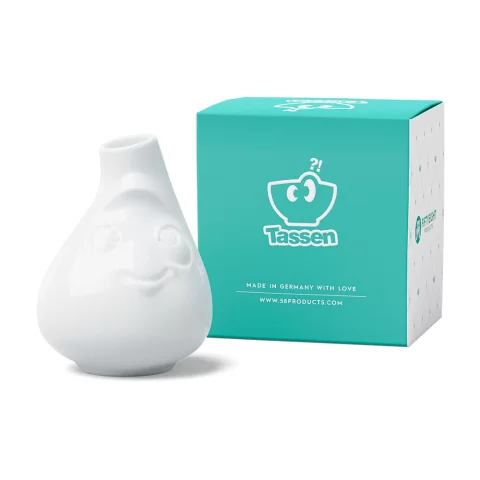 Ваза Tassen Cute, 10 см, белая