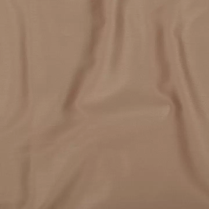 Простыня на резинке из сатина бежевого цвета из египетского хлопка из коллекции essential, 180х200х28 см