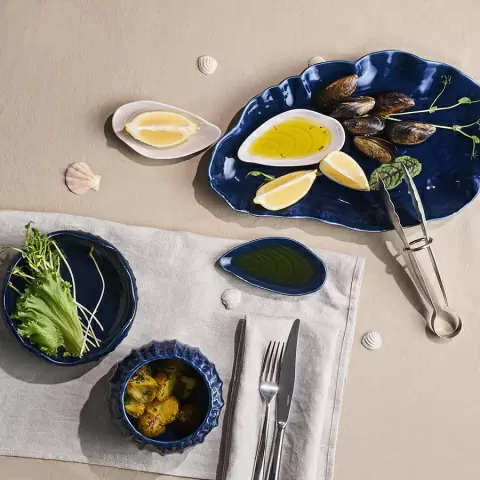 Набор для сервировки oyster shell серого цвета из коллекции sea treasures