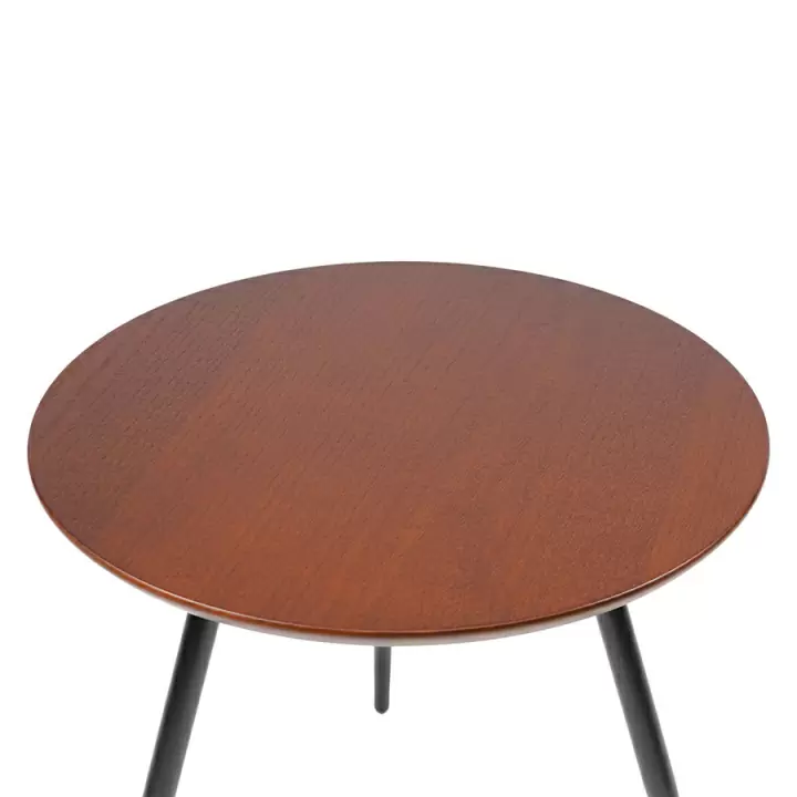 Столик кофейный buzzola, D48 см, коричневый
