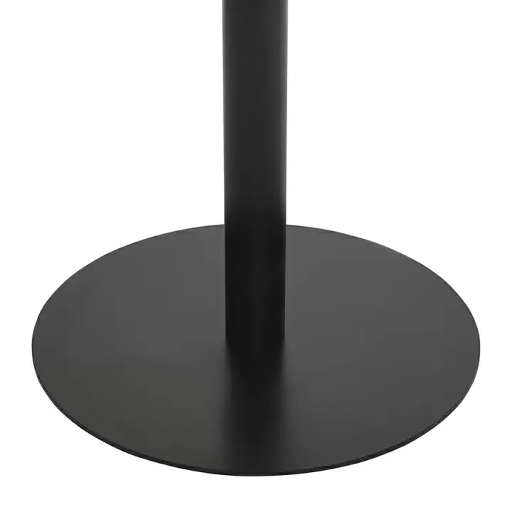 Стол обеденный trond, D100 см, белый мрамор/черный