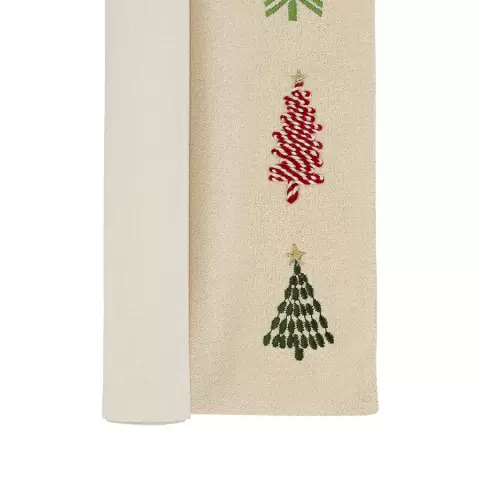 Салфетка под приборы frozen pines из коллекции new year essential, 33х48 см