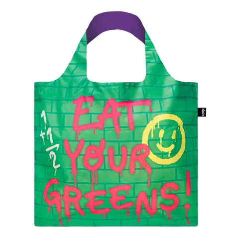 Складная сумка LOQI BROSMIND Eat your Greens