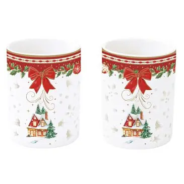 Набор подсвечников christmas heritage, D6,5х9 см, 2 шт.