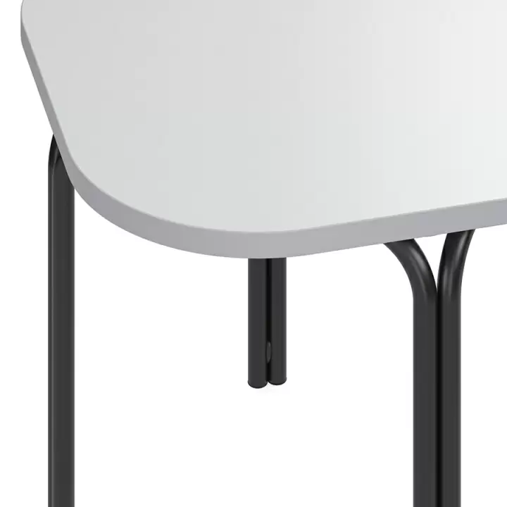 Столик кофейный ror, 50х50 см, черный/серый