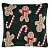 Подушка вязаная с новогодним рисунком gingerman из коллекции new year essential, 45x45 см
