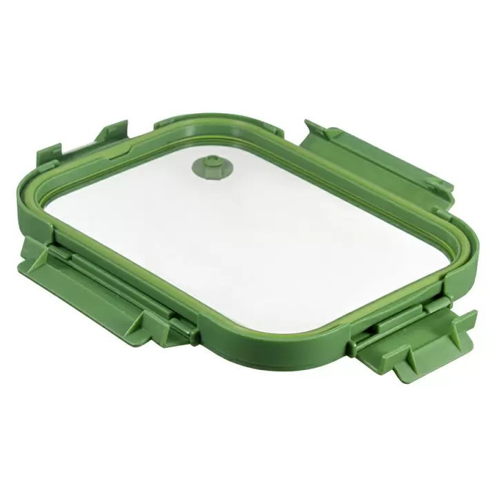 Контейнер для запекания и хранения прямоугольный с крышкой Smart Solutions, 1 л, зеленый