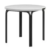 Столик кофейный ror, D50 см, черный/серый