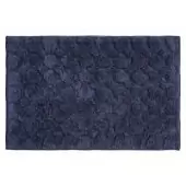 Коврик для ванной bubbles темно-синего цвета из коллекции Tkano Essential, 50х80 см