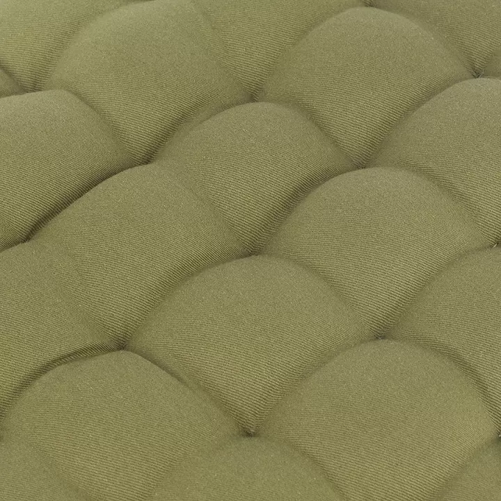 Подушка на стул из хлопка оливкового цвета из коллекции essential, 40х40 см