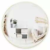 Зеркало сферическое Umbra Convexa 24 см, латунь