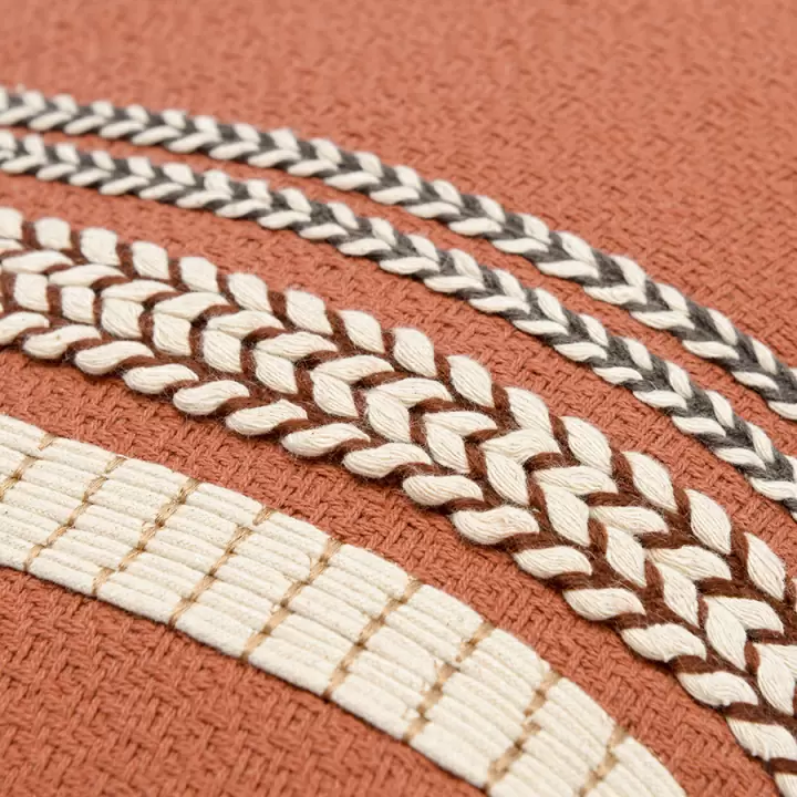 Подушка декоративная с вышивкой braids из коллекции ethnic, 30х45 см