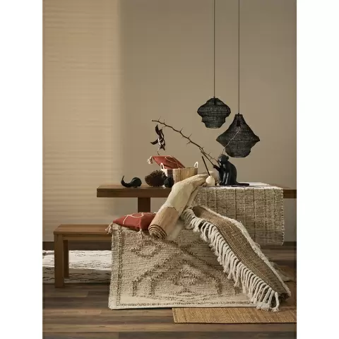 Ковер из джута и переработанного хлопка kolkata из коллекции ethnic, 200х300см