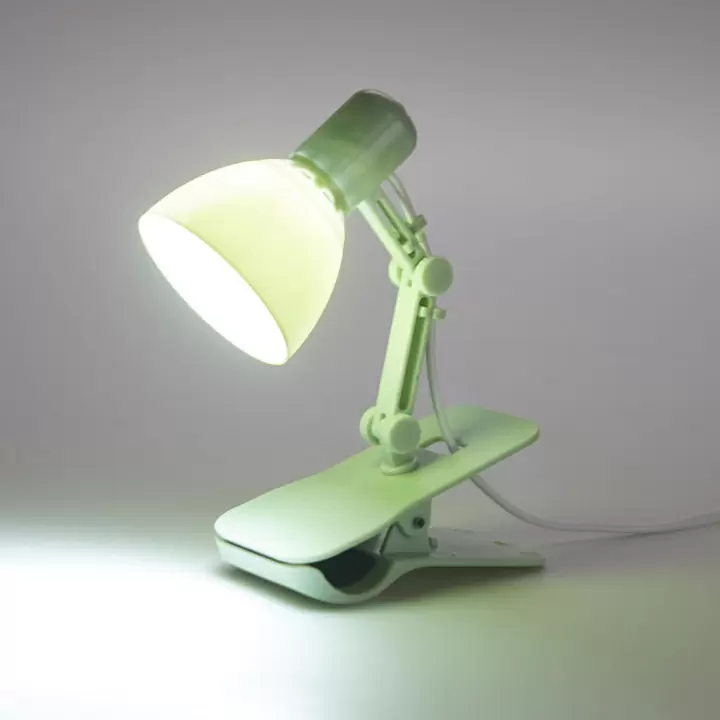 Лампа-светильник для чтения Clamp Balvi зеленая, USB