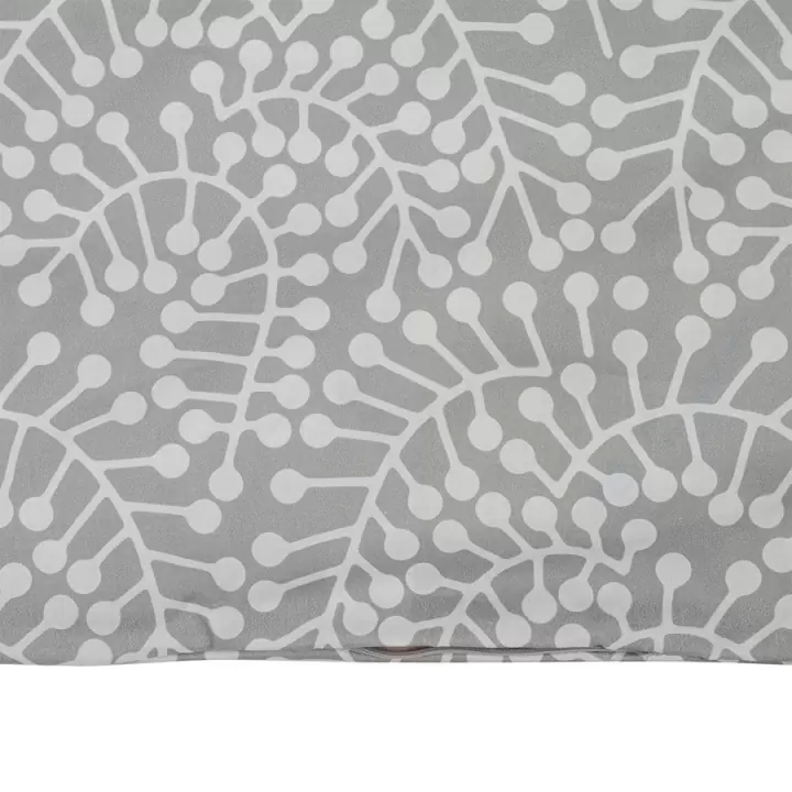 Комплект постельного белья серого цвета с принтом Спелая смородина из коллекции scandinavian touch, 200х220 см