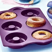 Силиконовая форма для выпечки пончиков