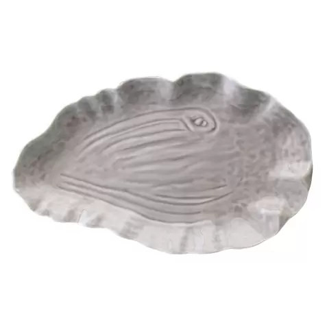 Блюдо сервировочное clams серого цвета из коллекции sea treasures
