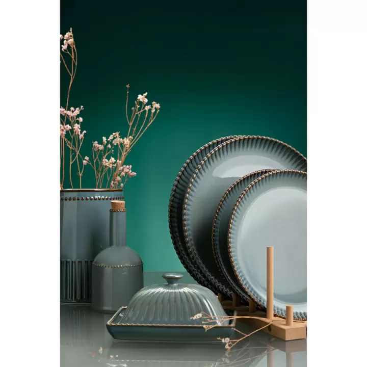 Набор из двух тарелок темно-серого цвета из коллекции kitchen spirit, 26см