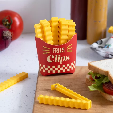 Зажимы для пакетов в магнитной коробке Peleg Design Fries Clips