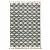 Ковер из хлопка синего цвета argyle из коллекции ethnic