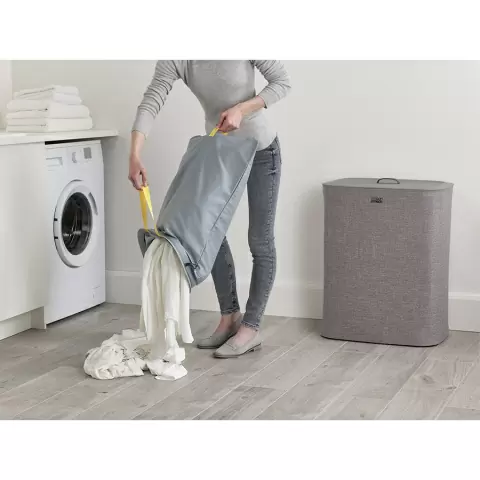 Корзина для белья tota™ 90 л, серая