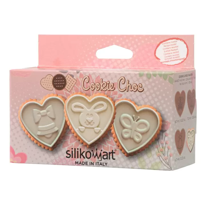 Форма для приготовления печенья Silikomart Lovely Easter Slim силиконовая