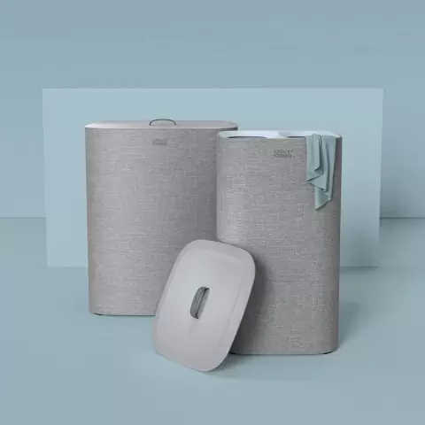 Корзина для белья tota™ 90 л, серая