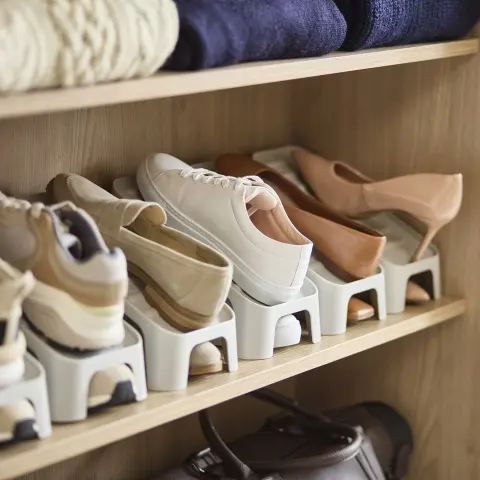 Органайзер для обуви Joseph Joseph Shoe-In Compact, 2 шт, подставка для компактного хранения обуви