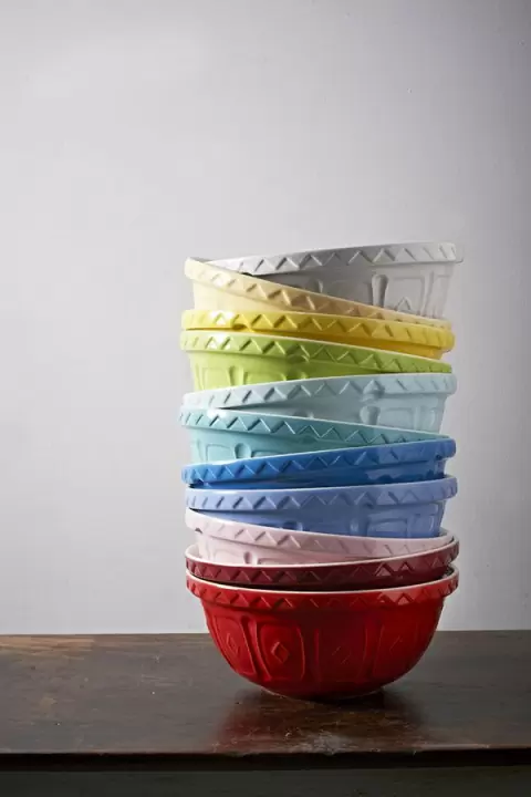 Миска керамическая Colour Mix 24 см красная