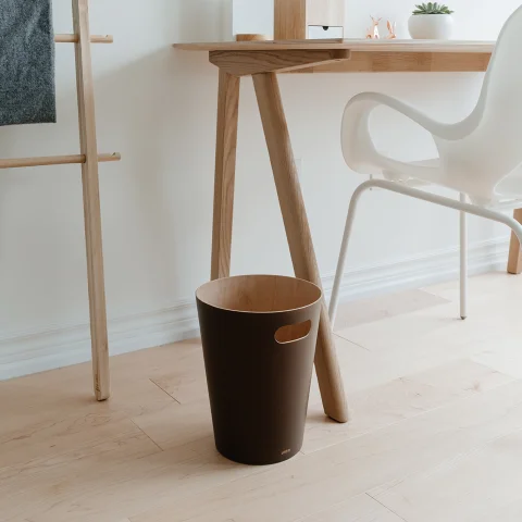 Корзина для мусора Umbra Woodrow, эспрессо