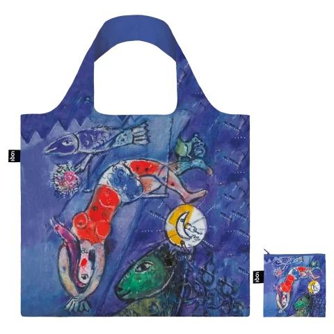 Складная сумка LOQI MARC CHAGALL The Blue Circus