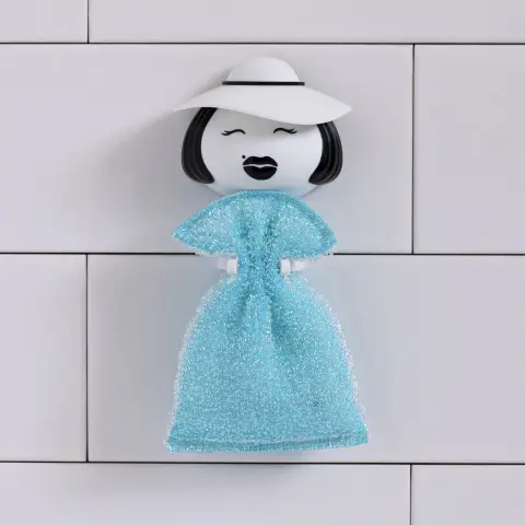Держатель для губки Peleg Design Mrs. Sponge — кухонный держатель на присоске для раковины и ванны