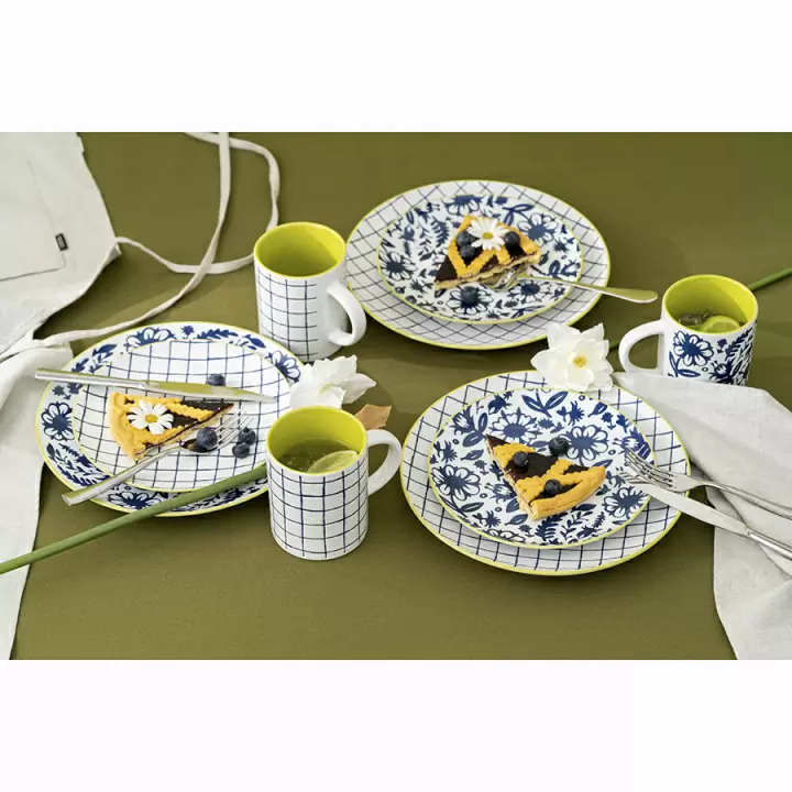 Набор тарелок Liberty Jones Bright Traditions с клетчатым орнаментом, D21,5 см, 2 шт
