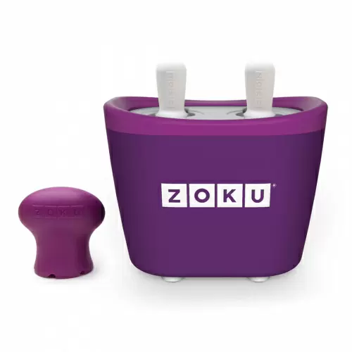 Набор ZOKU для приготовления мороженого Duo Quick Pop Maker, фиолетовый