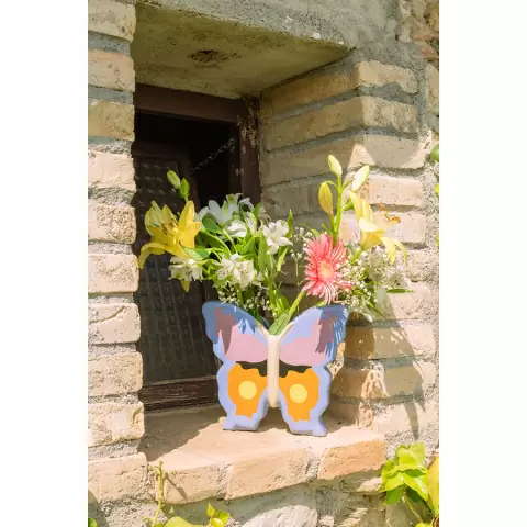 Ваза woodland, butterfly, 20 см