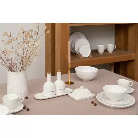 Кружка из фарфора белого цвета из коллекции kitchen spirit, 350мл