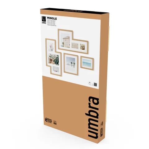Набор фоторамок Umbra Mingle Gallery 4 шт, дерево