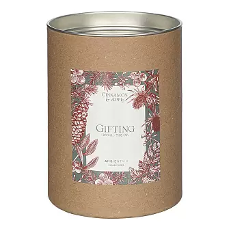 Свеча ароматическая Ambientair Gifting, Корица и яблоко (новая), 40 ч