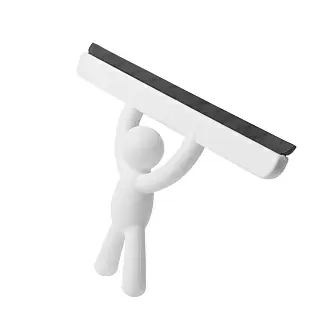 Протиратель для зеркал в ванной Umbra Buddy