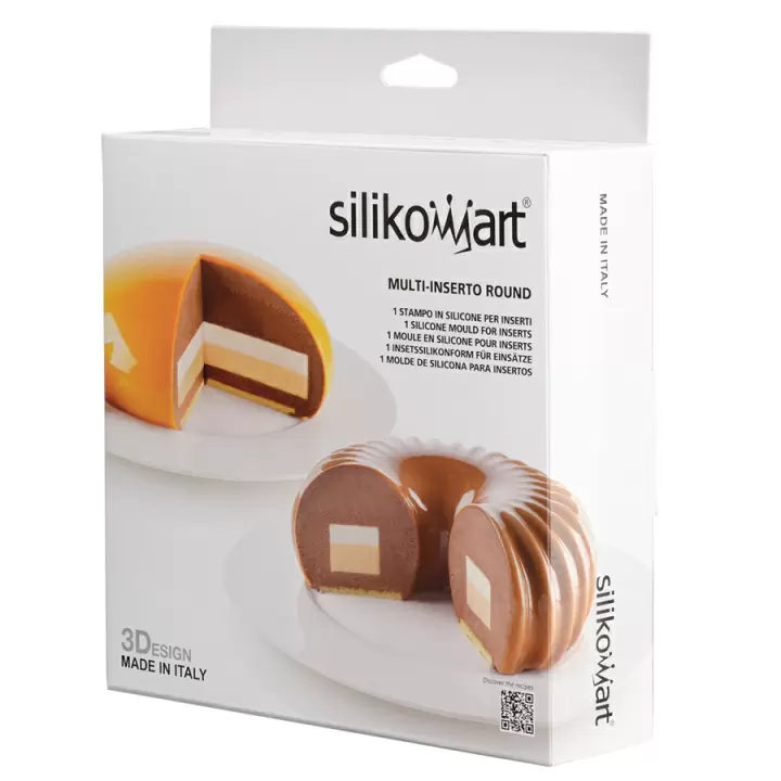 Форма для приготовления тортов и пирожных Silikomart Multi-Inserto Round